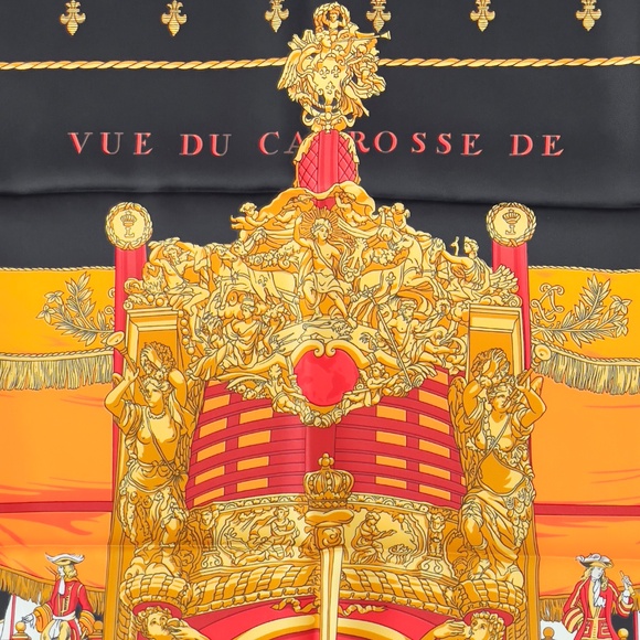 NWT Hermes Scarf "Vue du Carrosse de la Galère -La Réale" 3 - Picture 6 of 10